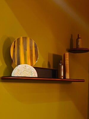 Miroir de table en papier recyclé